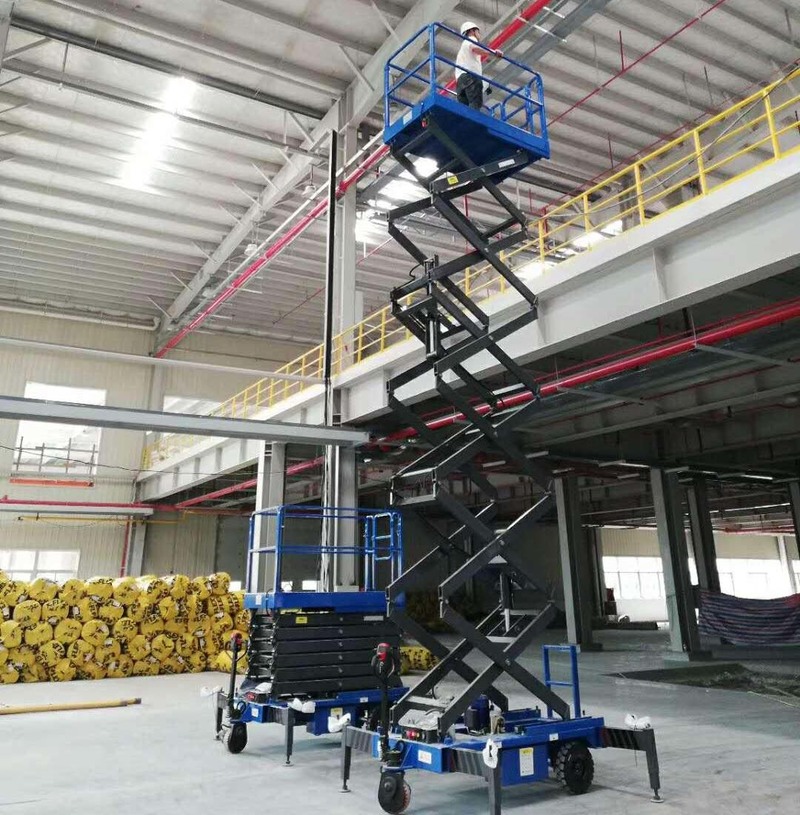 潜江助力行走剪叉式高空作业平台